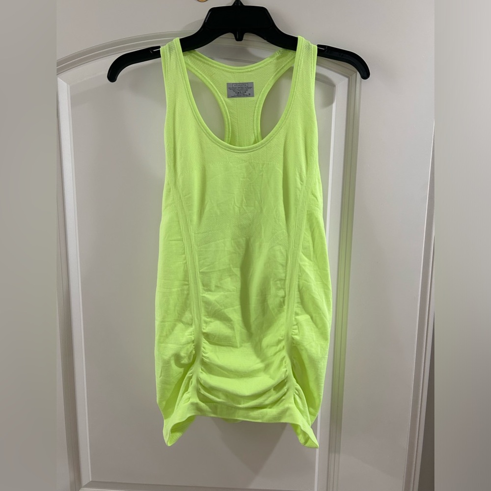 Womens athleta neon tank top size M